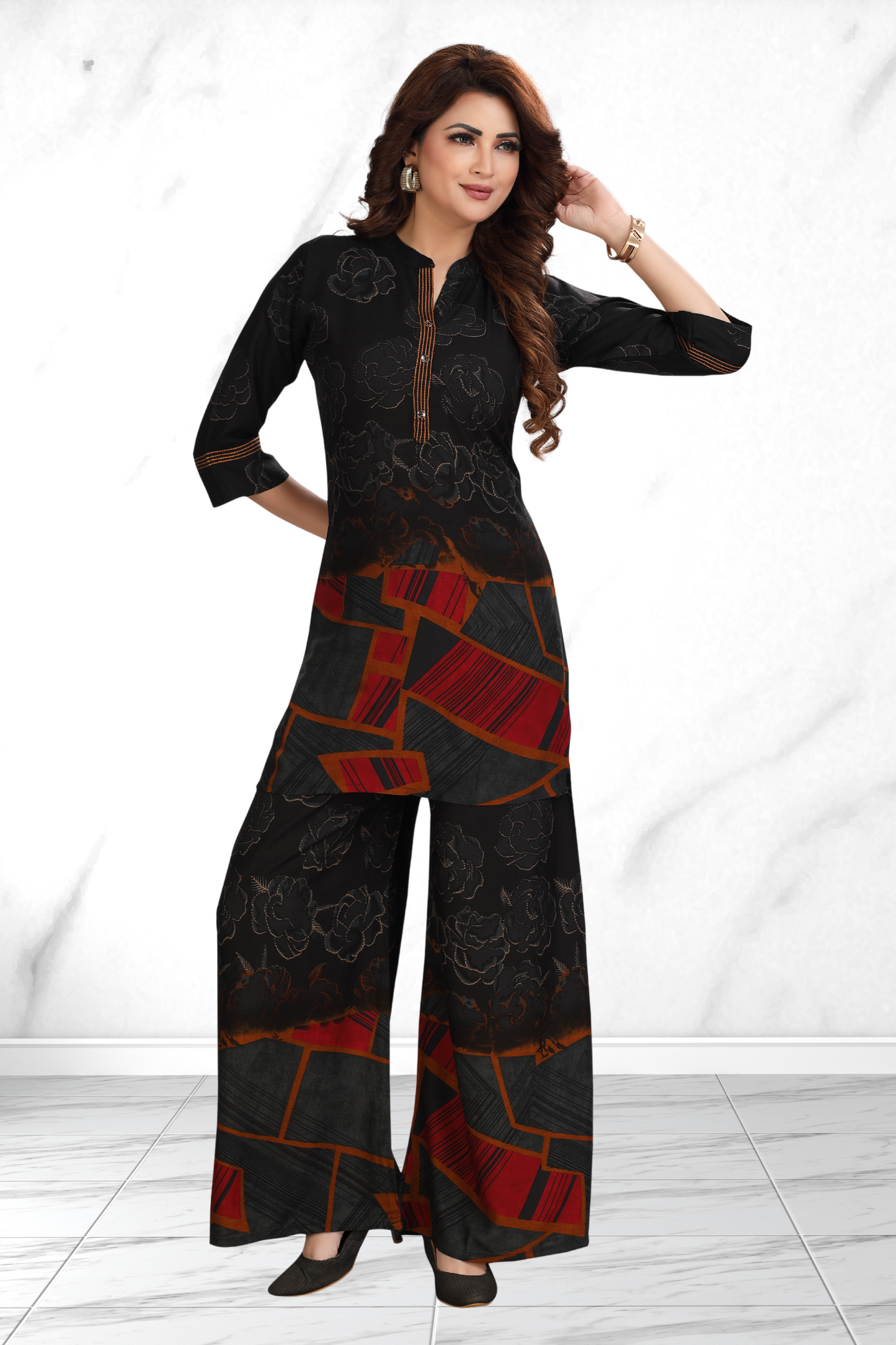 ELEGANT BLACK CO-ORDE SET