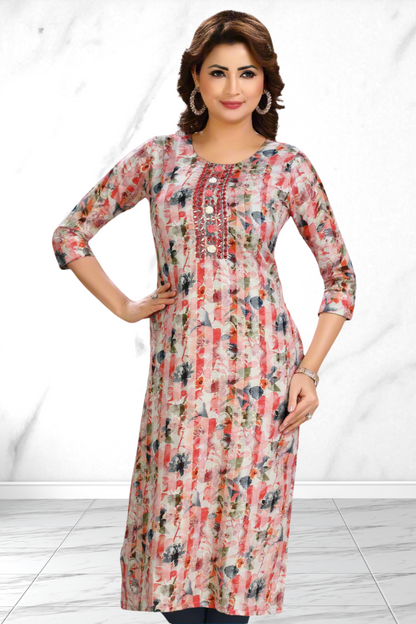 ROSY PINK KURTI