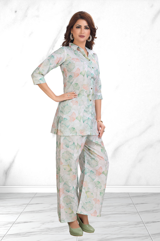 PASTEL LEAF PRINT