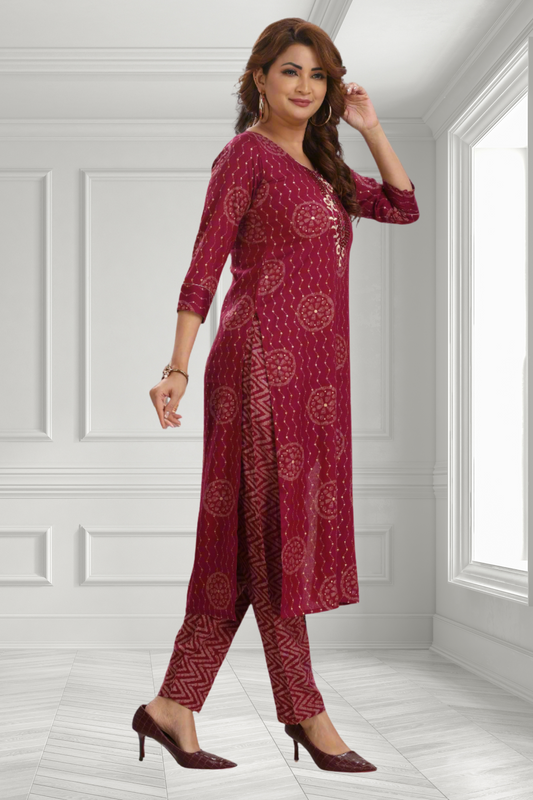 SANGRIA DUPATTA SET