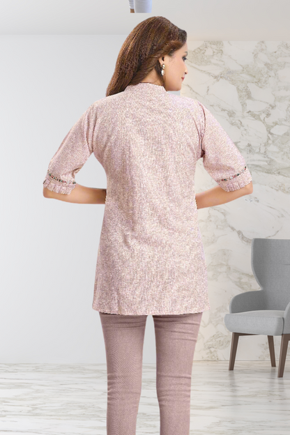 MINIMALIST PEACH TUNIC