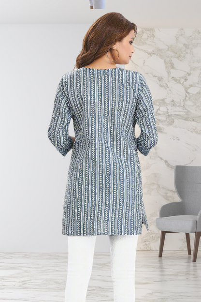 STONE BLUE TUNIC