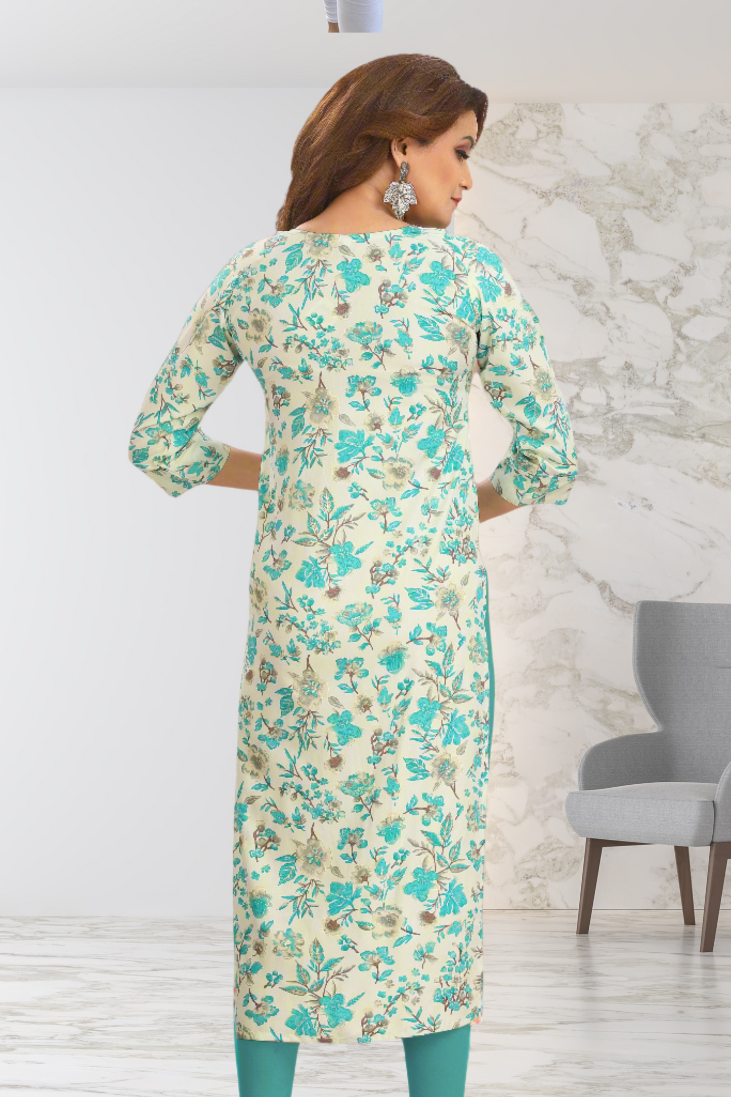 MINTY LEAF KURTI