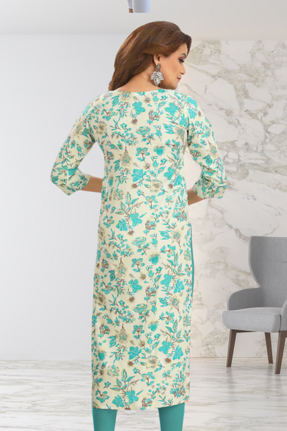 MINTY LEAF KURTI