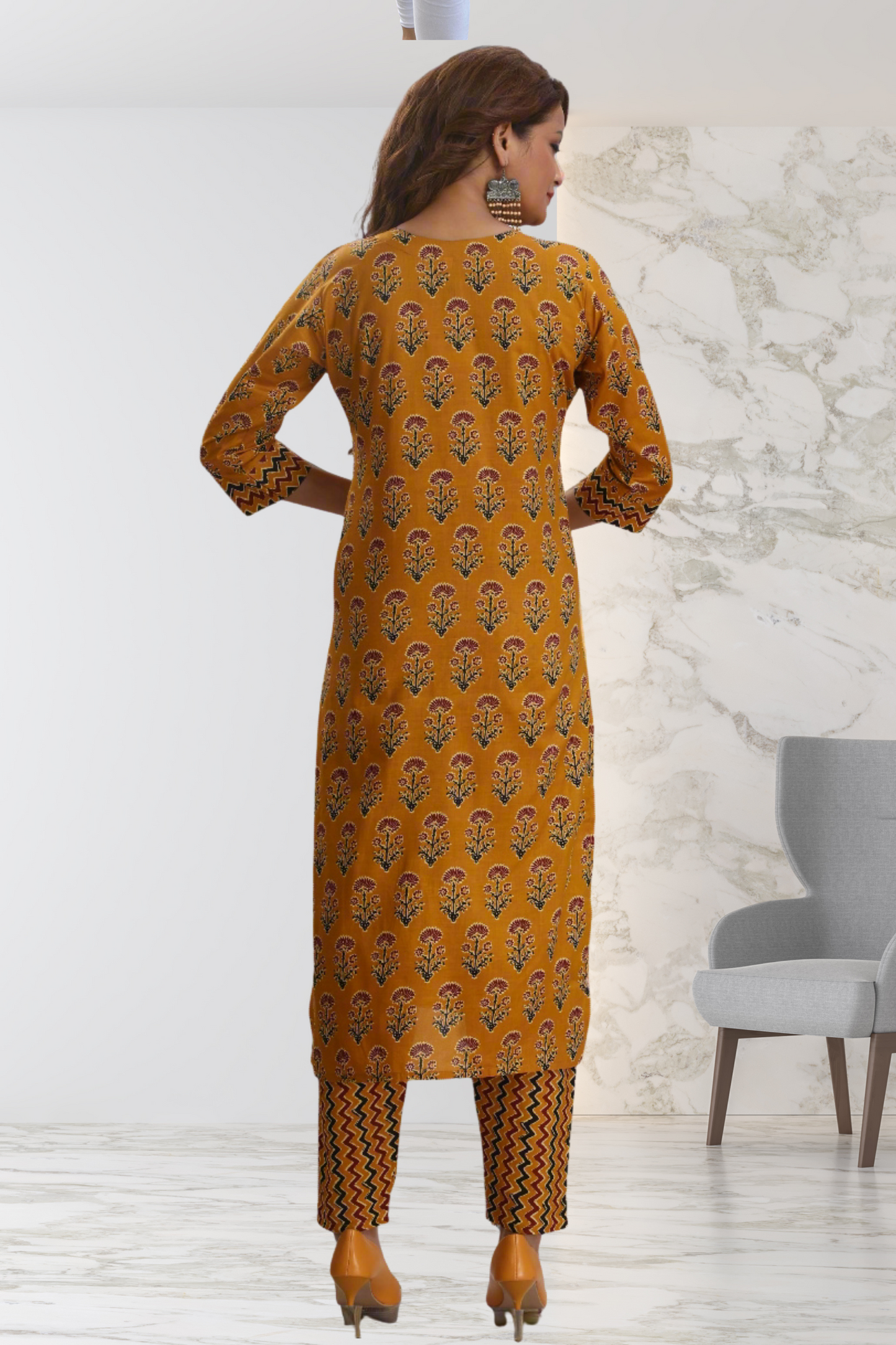 MUSTARD PANT SET