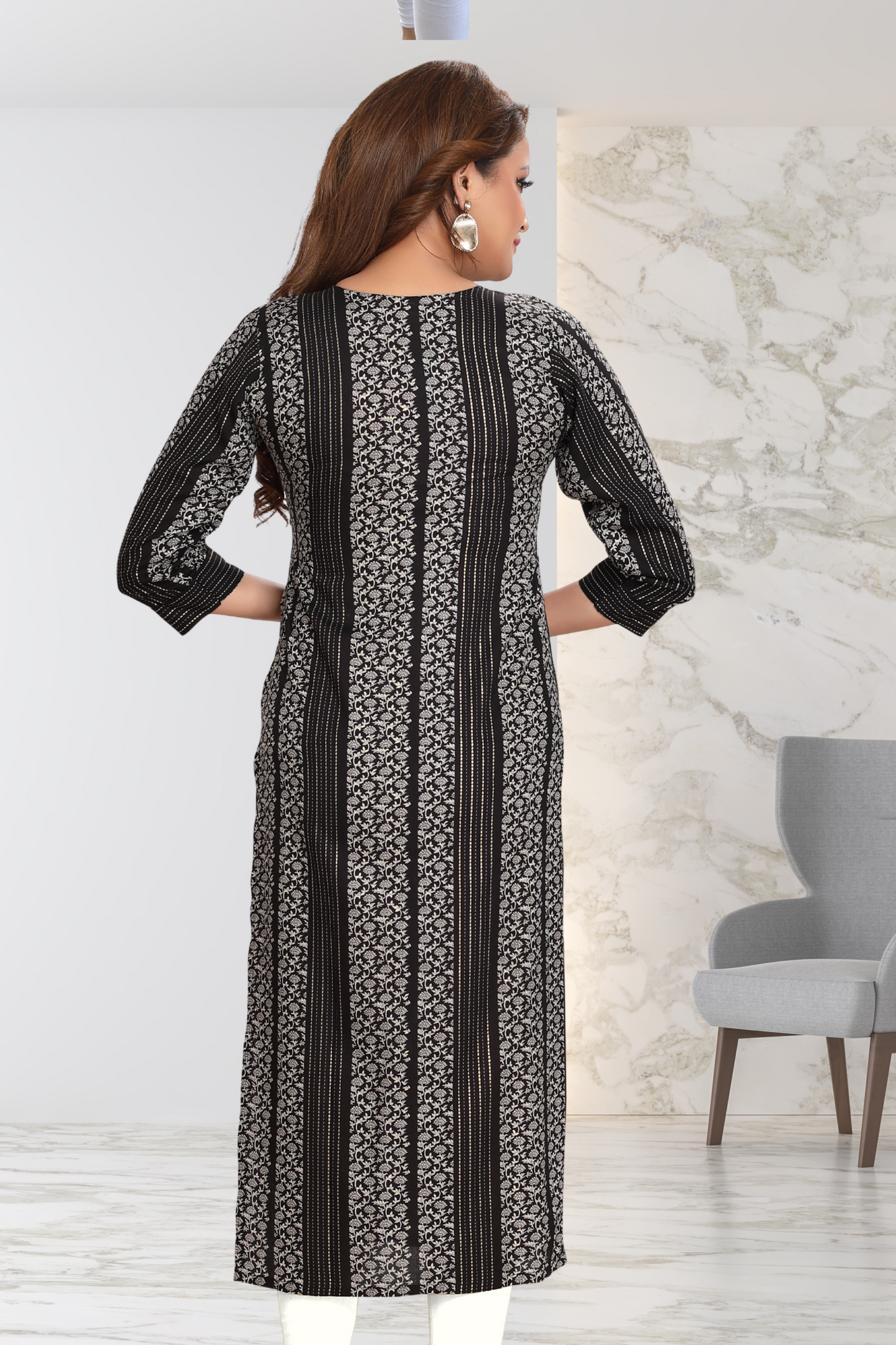 YEZZY BLACK KURTI