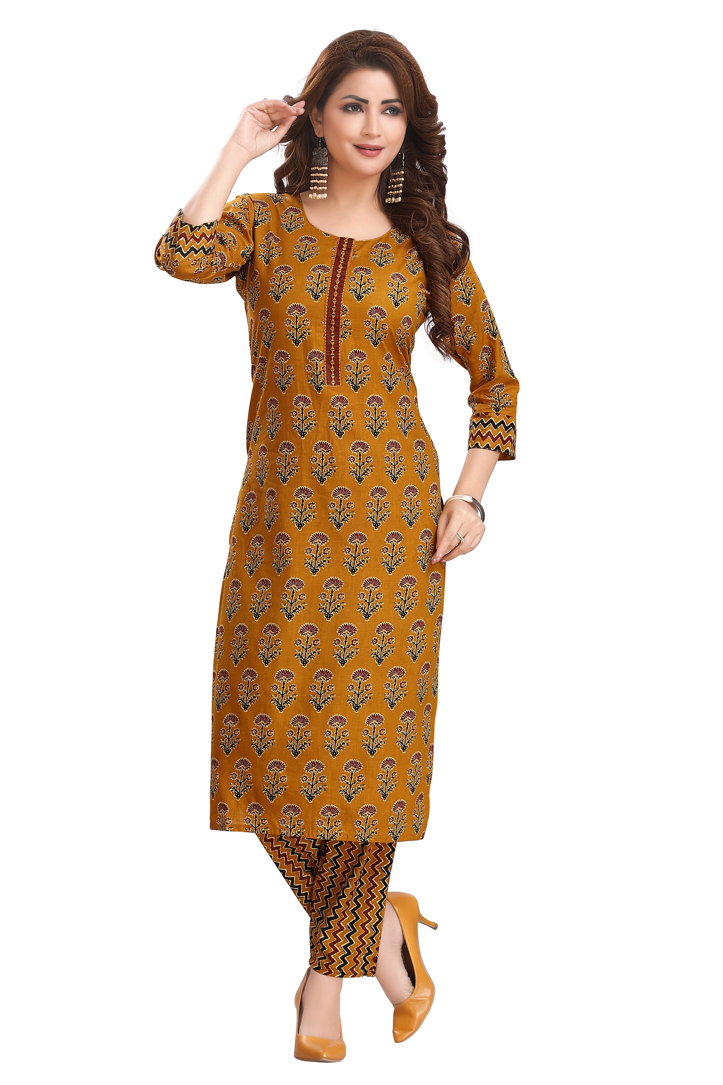 MUSTARD PANT SET
